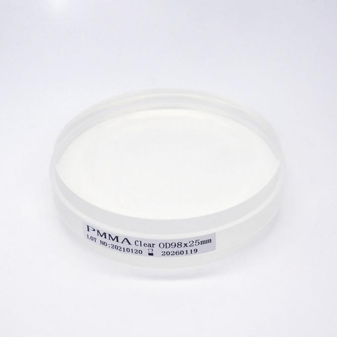 Material claro dental aberto do implante do disco de PMMA para o laboratório dental