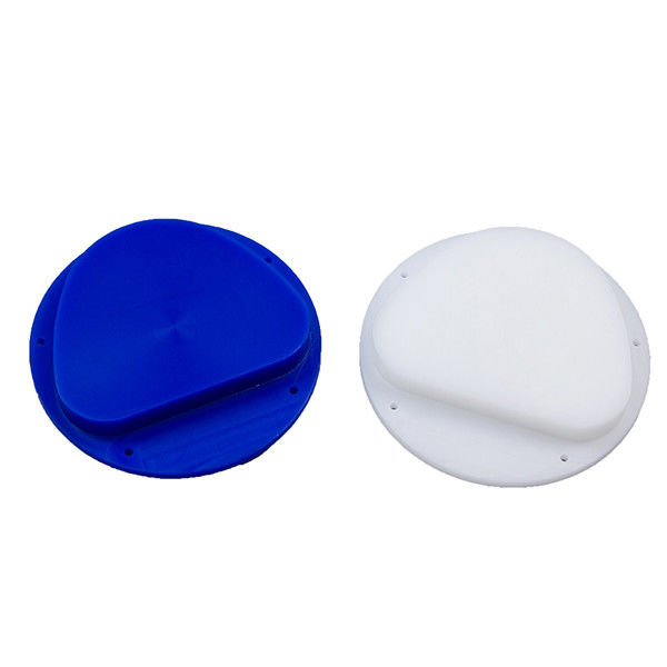 Bloco de disco de cera dental azul-verde branco-cinzento para copings e coroas precisas e estáveis