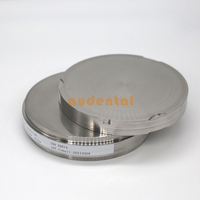 Audental Dental Lab Use 98x12mm moldagem Metal Cobalto Cromo Cocr Disc Cobalto Cromo Cromo Disc