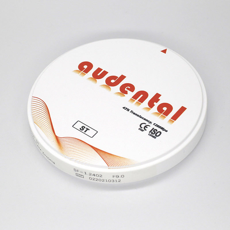 ST/DST CAD CAM Dental Zirconia Bloco D Forma 95mm Full Solid Coroas CE