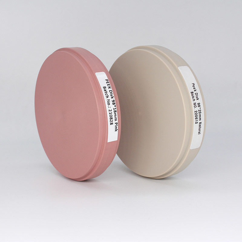 Laboratório Dentário Multicamada Flexível Luminosa Rosa PMMA BLOCK com 3 anos de vida útil