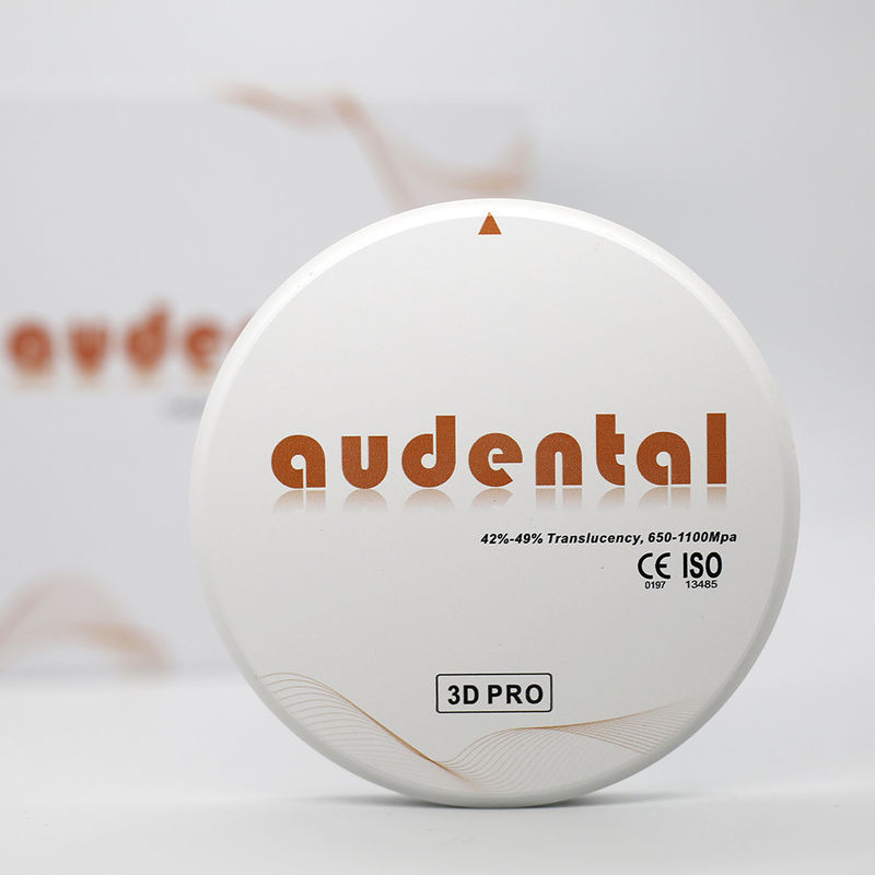 3D Pro Zirconia Dental Branco CAD CAM Bloco 98/95/92mm Sistema Aberto CE