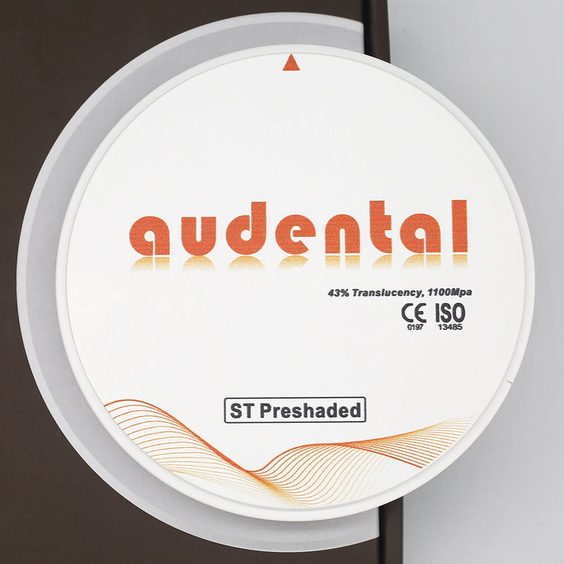 Translúcido Vita 16 ST-Plus Zirconia Bloco Disc Redondo com 46% Translúcido e 900Mpa Resistência