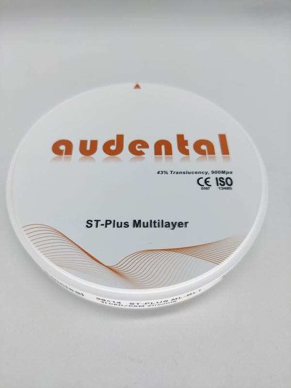 Blindagem Vita 16 ST-Plus Bloco de zircônio multicamadas 900Mpa Resistência 12 14 16 18 20 22 25mm disco redondo