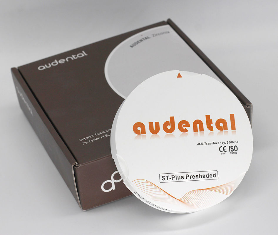 Translúcido Vita 16 ST-Plus Zirconia Bloco Disc Redondo com 46% Translúcido e 900Mpa Resistência