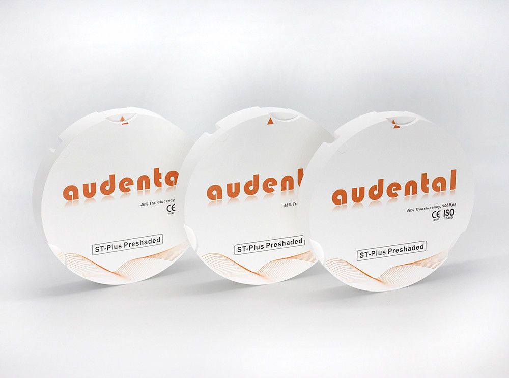 Translúcido Vita 16 ST-Plus Zirconia Bloco Disc Redondo com 46% Translúcido e 900Mpa Resistência