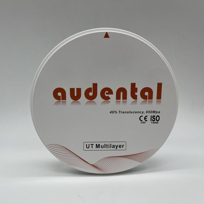 Bloco de Zircônia Dentária Multicamadas UT/DUT Alta Translucidez e Resistência para Estética Ótima