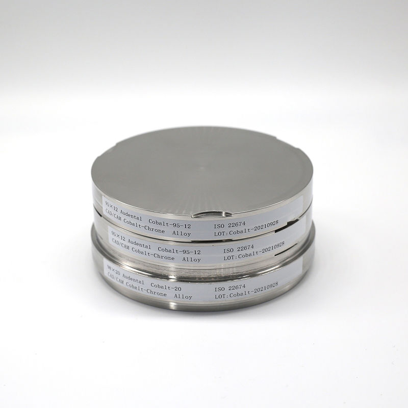 98mm Diâmetro Cobalt Cromo Alloy Blank para moagem Audental Dental Laboratório Clinic Material