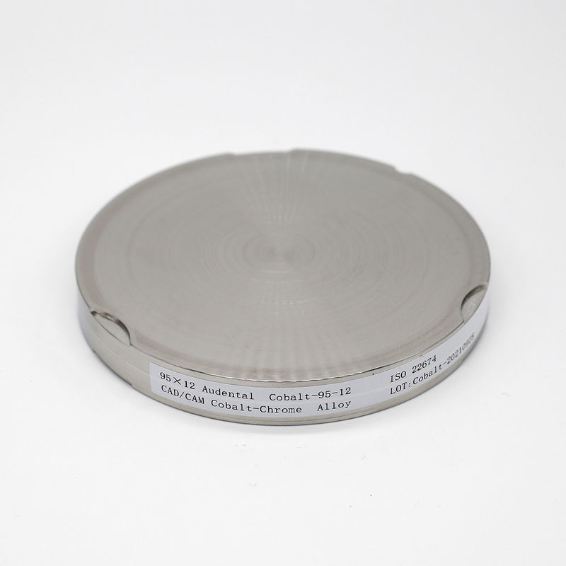 10/12/14/16/18/20/22/25mm Altura Dental CoCr Cobalt Chrome Disc para CAD/CAM fresagem
