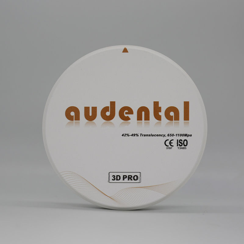 Densidade dentária cerâmica de zircônio de alta densidade após sinterização 6,0 g/cm3 Radioatividade 0,1 Bq/g