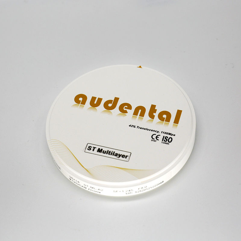 Laboratório Dental Clínica Solução Digital Processamento rápido e fácil ST Multilayer Zirconia em branco