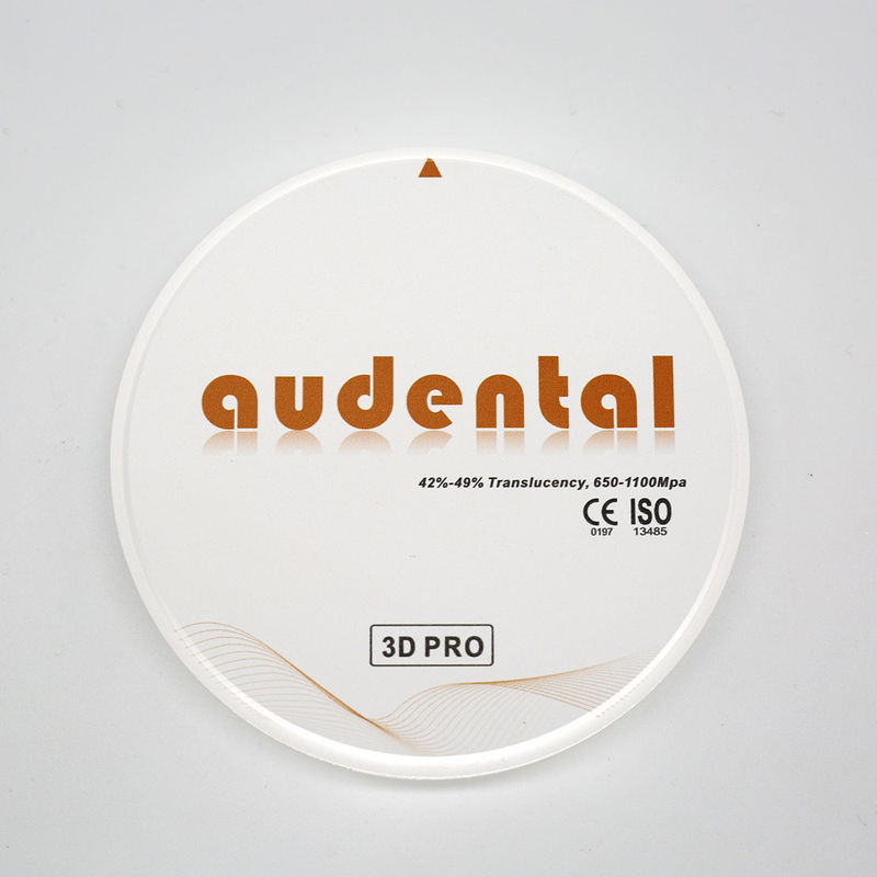 92/95/98mm Bloco de zircônio dentário de várias camadas de alta translucidez para uma capacidade biológica perfeita