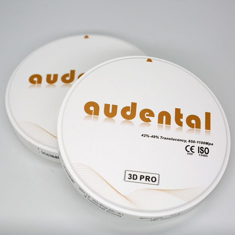 92/95/98mm Dental Lab 3D Pro Zirconia Bloco com Alta Translucidez e Multilayer Design