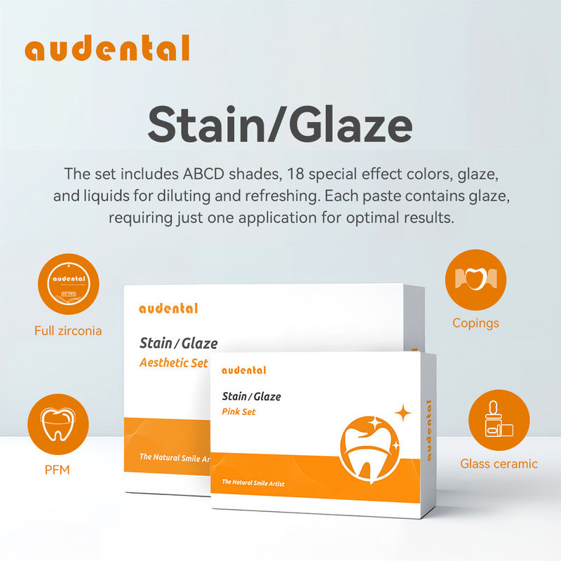 Art Dental Zirconia Glaze Materiais Básicos para Laboratório Dentário Pasta Cerâmica para Manchas e Glaze de Zircônia