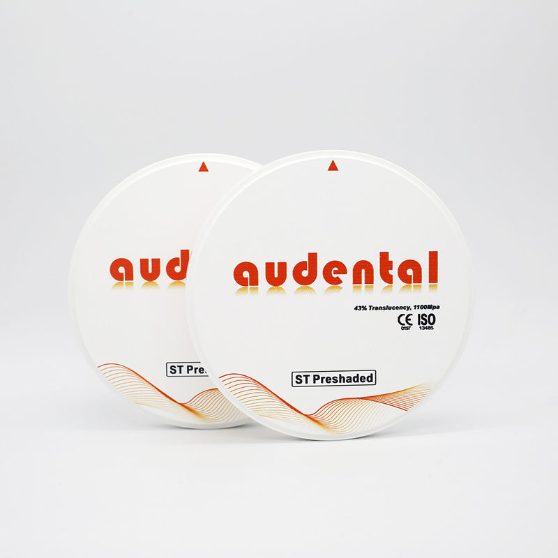 Coroa de contorno completo e ponte pré-sombra Zirconia Bloco Zirconia e Roland Weiland Origem Yena Audental