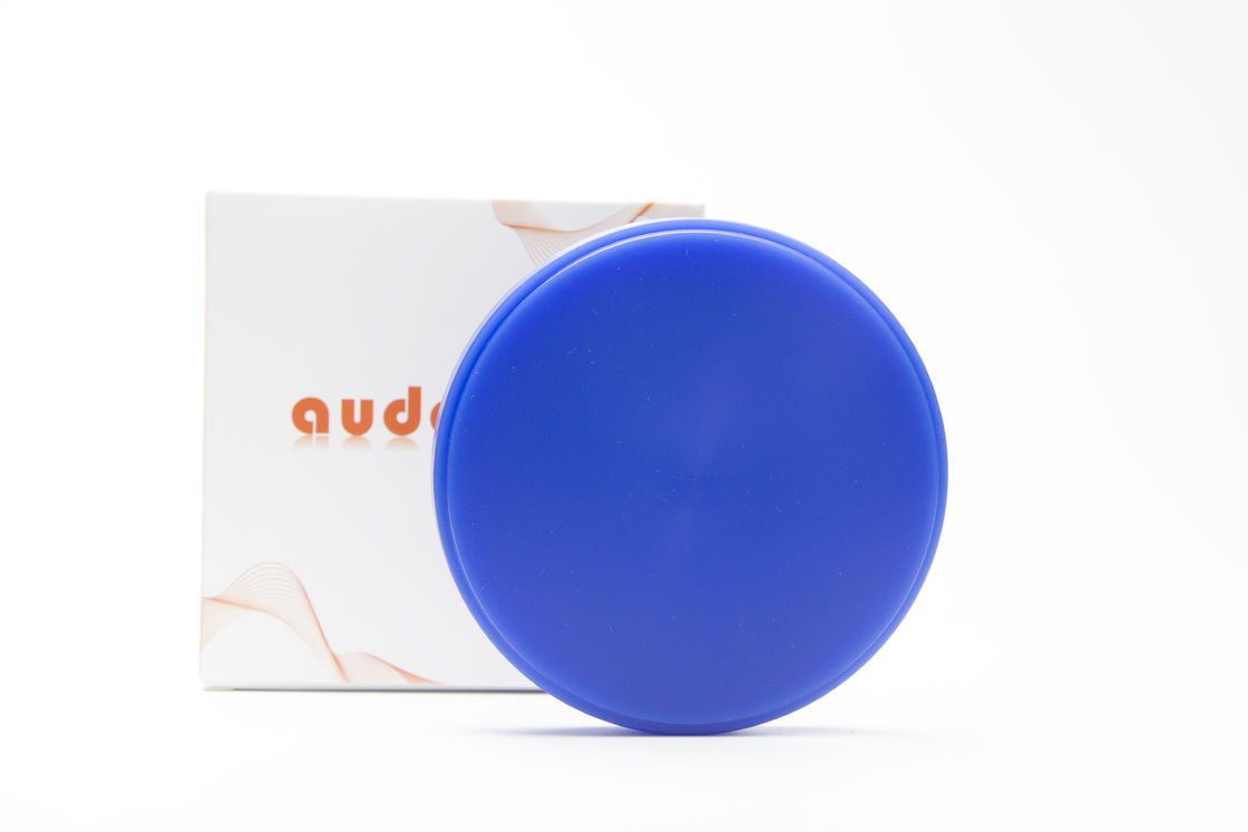 Bloco de disco de cera dental de alta precisão para fresadoras em azul, verde, branco ou cinza