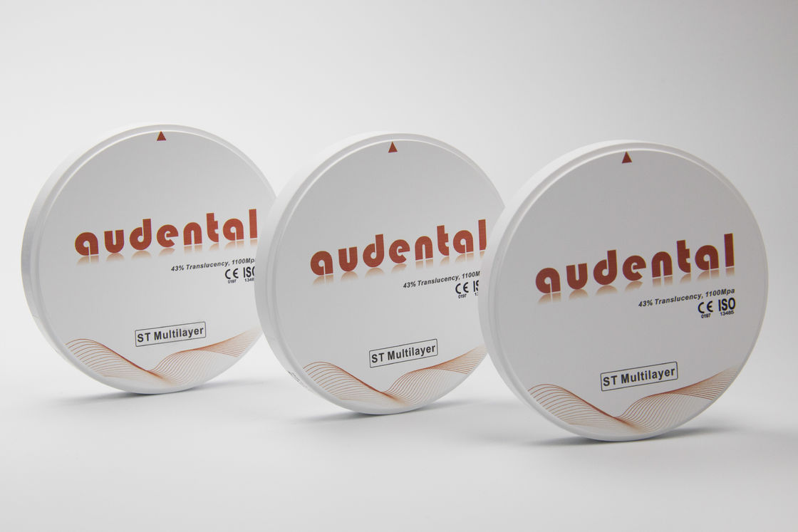 Dental Lab Fast Processing ST Multilayer Zirconia Blank No Coloring Needed for Restoration