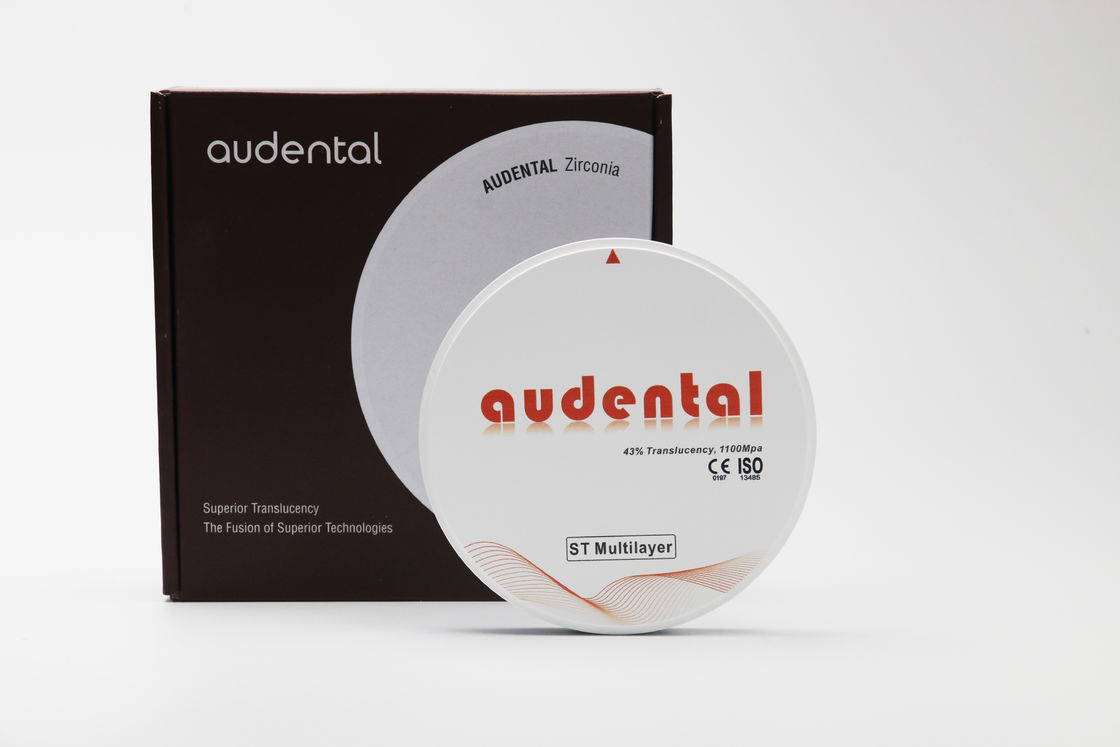 Laboratório Dentário Processamento Rápido ST Multicamada Zirconia em branco Não é necessária coloração para restauração