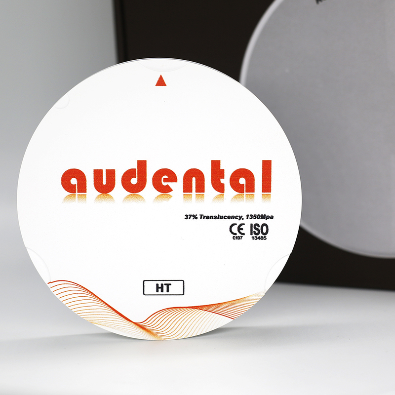 Audental HT/DHT Branco 98mm Zirconia Blocos Dental Laboratório CAD CAM Sistema de fábrica Preço Dental Consumível Zirconia Dental