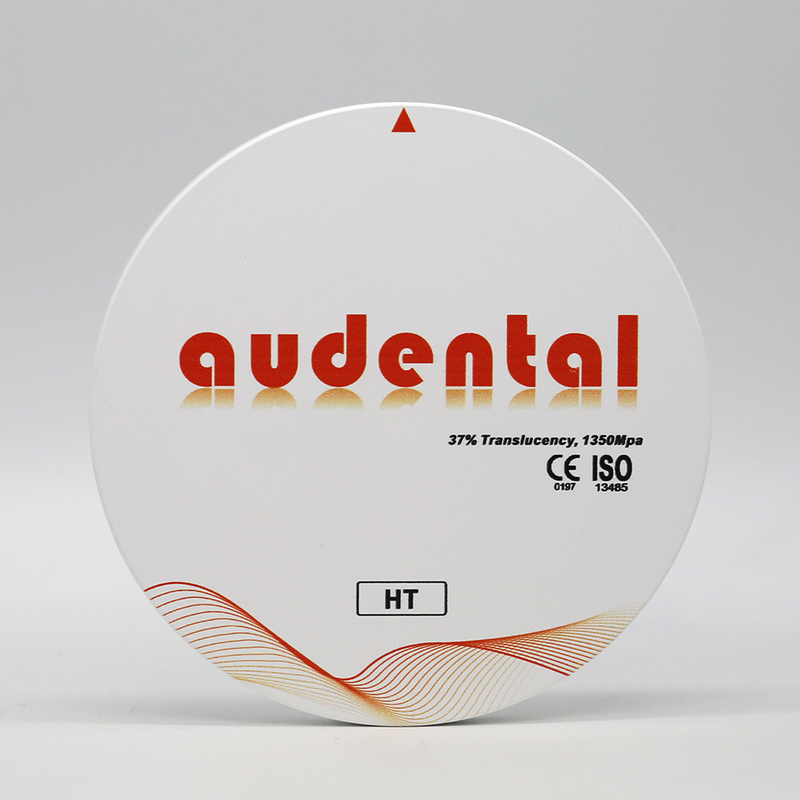 Audental HT/DHT Coroas e Pontes Brancas Zircônia Blocos Laboratório Dentário CAD CAM Preço de Fábrica Consumíveis Dentários Zircônia