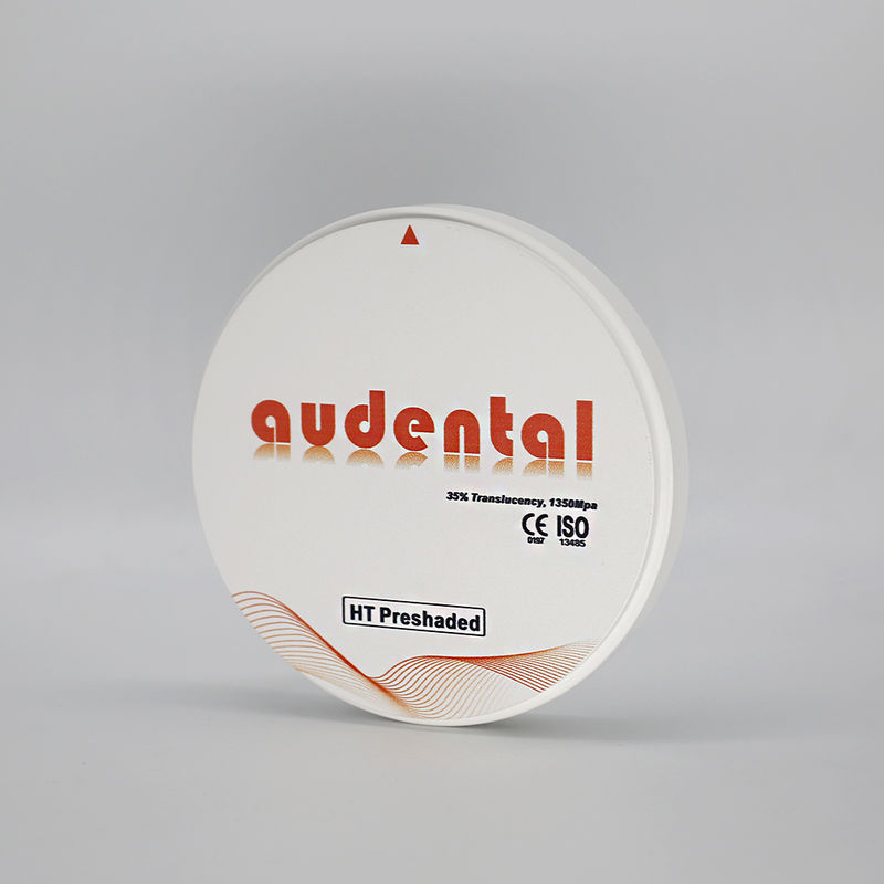 Audental Melhor Preço HT/DHT Branco Zirconia Blocos Dental Laboratório CAD CAM Sistema Dental Consumível Dental Zirconia