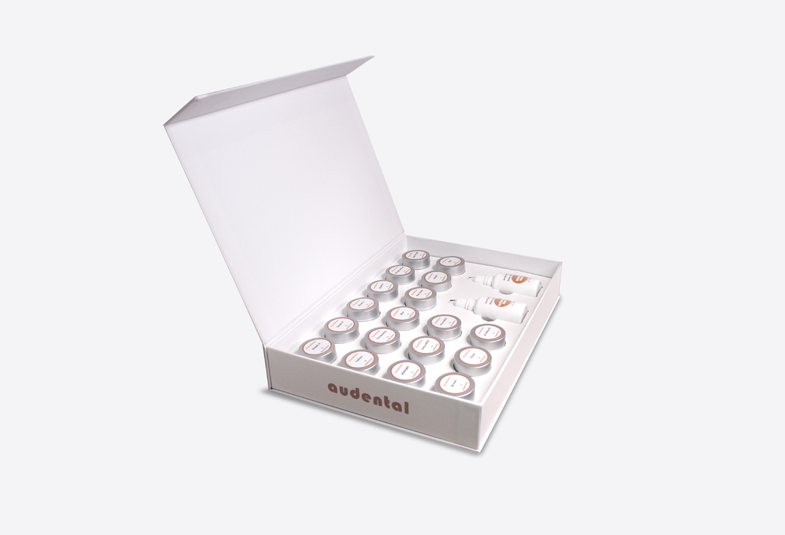 Pasta para Manchar e Glaze de Laboratório Odontológico 25ml Líquido 4g Material para Manchar e Glaze 3D