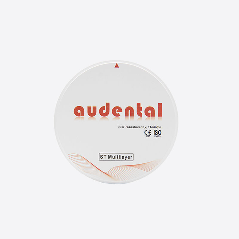 Bloco de zircônio multicamadas de engenharia de precisão com resistência equilibrada e estética natural para aplicações dentárias