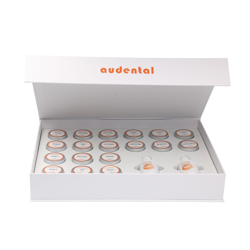 Pasta para Manchar e Glaze de Laboratório Odontológico 25ml Líquido 4g Material para Manchar e Glaze 3D