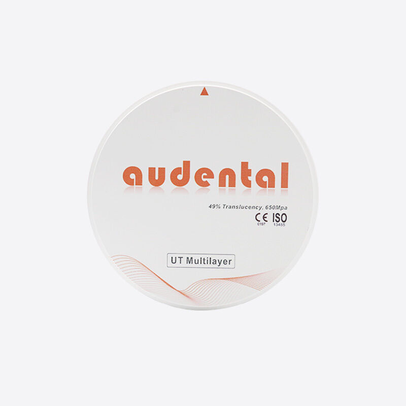 Bloco de zircônio multicamadas de engenharia de precisão com resistência equilibrada e estética natural para aplicações dentárias