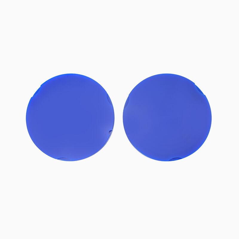 Disco de cera dentária em várias cores azul verde branco projetado para queimar limpo e permitir fácil visualização da morfologia oclusal