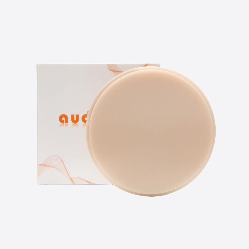 Material de fresagem para laboratório odontológico Pink-A2 PMMA Block para dentaduras completas, tamanho e formato 98mm/95mm