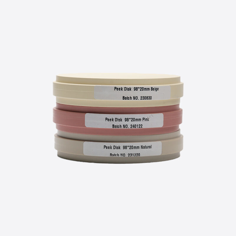 Bloco de PMMA Dental para Criação de Coroas Temporárias, Pontes e Dentaduras Completas com Propriedades de Absorção de Água Insolúvel