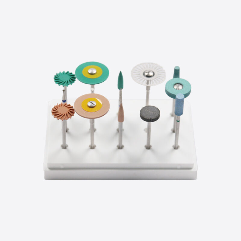 Broca profissional de polimento de zircônia, ferramenta odontológica de diamante para polimento de zircônia, pmma, cera com certificação CE e cinco