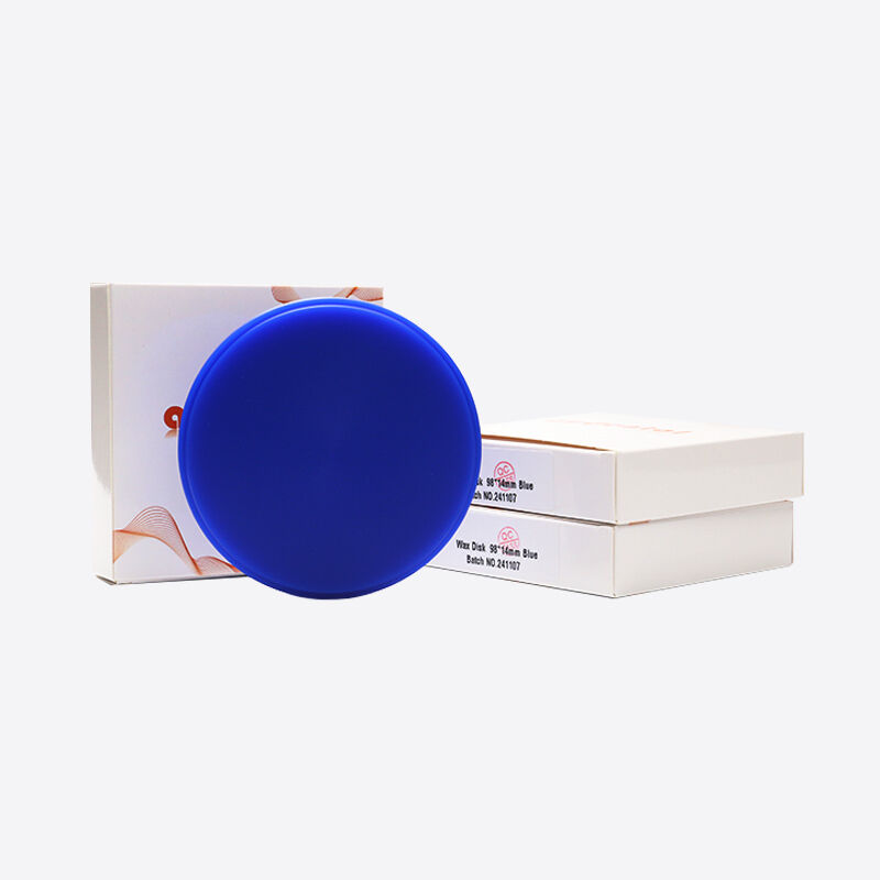 Dental Wax Disc blocos de cera forte compatíveis com máquinas de fresagem de sistema aberto proporcionando queima limpa e fácil de esculpir