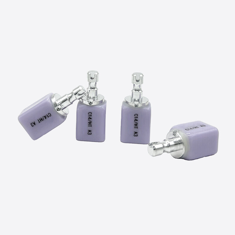 Materiais de dessilicato de lítio de vidro cerâmico dentário concebidos para folheados, coroas, incrustações, incrustações e pontes anteriores de 3 unidades