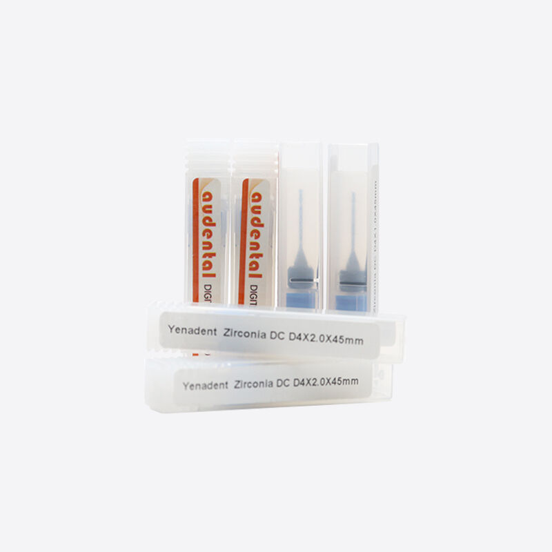 Ferramenta de fresagem de carburo de tungstênio revestida de diamante, otimizada para bordas limpas e acabamento da superfície em laboratórios dentários