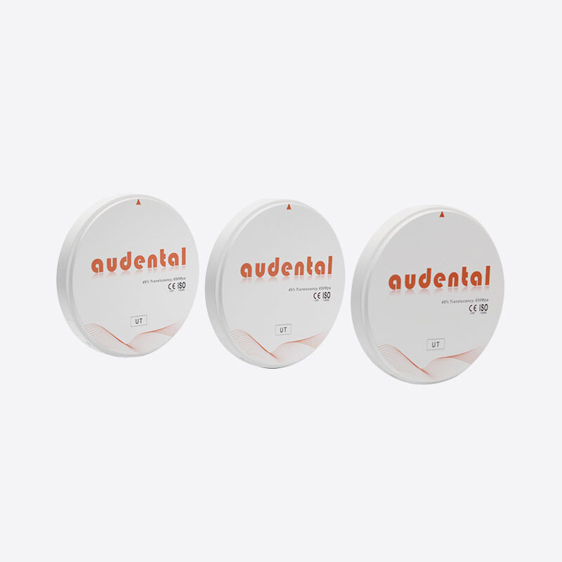 Bloco de zircônio dentário Compostação de alta pureza com ZrO2 HfO2 Y2O3 para desempenho de sinterização e excelente resistência flexural de 1350 MPa