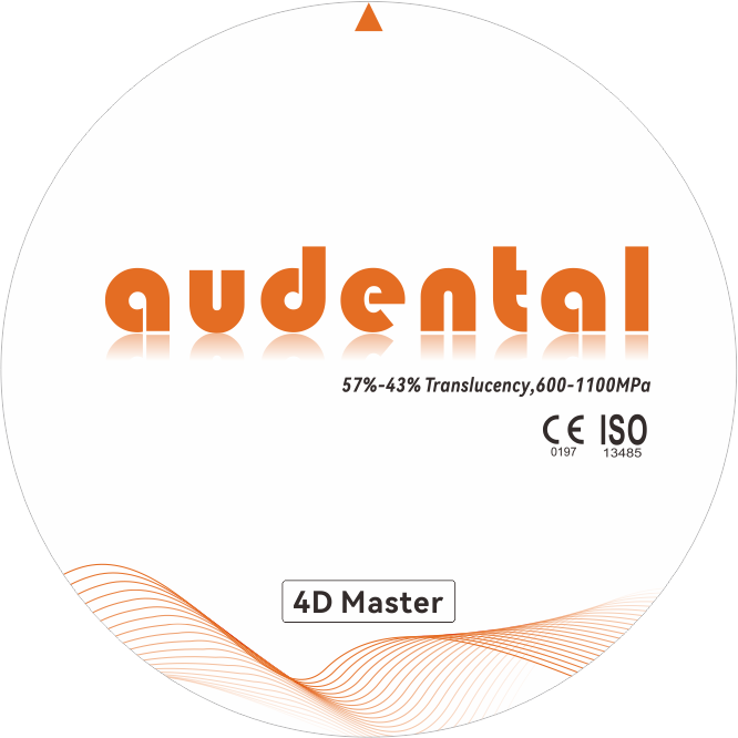 Bloco de zircônio dental que oferece estética natural multicamadas e alta densidade após a sinterização para restaurações dentárias estéticas