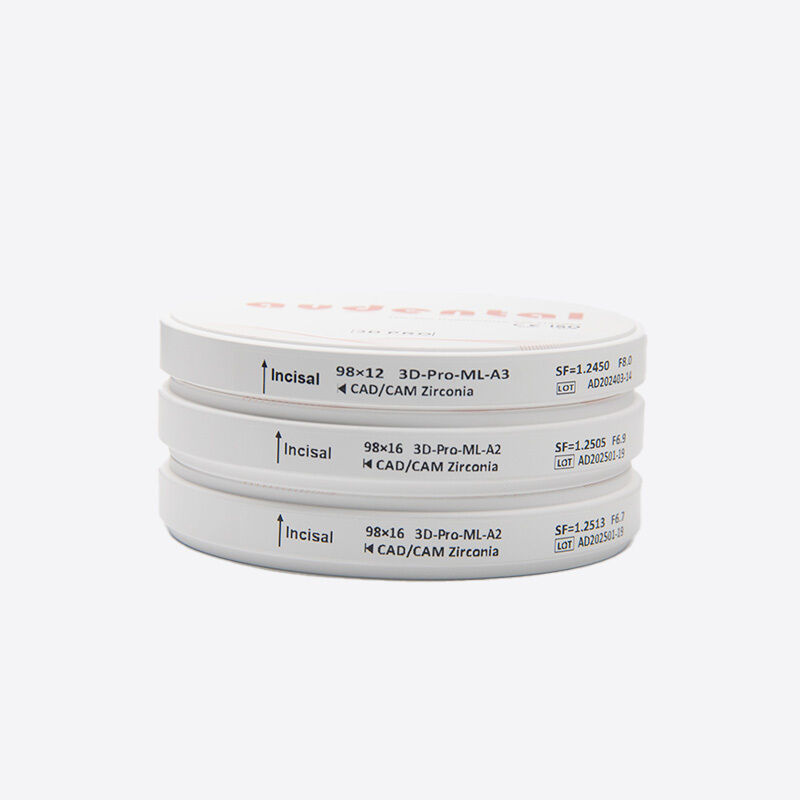Dental Zirconia Block optimized for CAD CAM milling machines to produce precise and durable dental prosthetic components (Bloco de Dentário Zirconia Dental optimizado para máquinas de moagem CAD CAM)