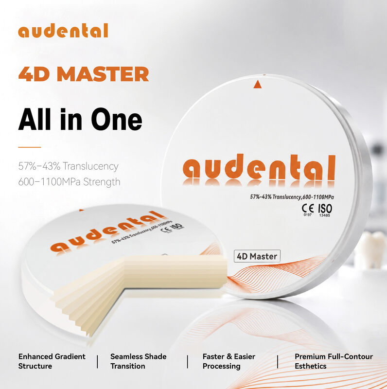 Bloco de Zircônia Dental Oferecendo Design Gradiente Avançado e Estabilidade Química para Desempenho em Fabricação Dental CAD CAM de Precisão