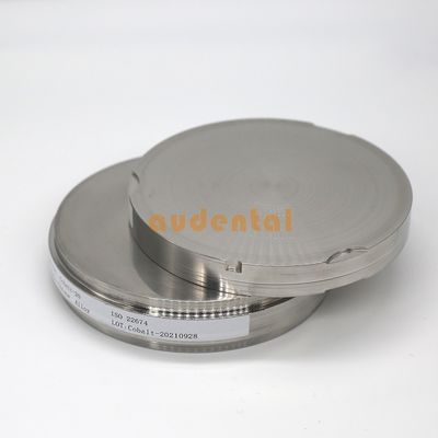 Audental Dental Lab Use 98x12mm moldagem Metal Cobalto Cromo Cocr Disc Cobalto Cromo Cromo Disc