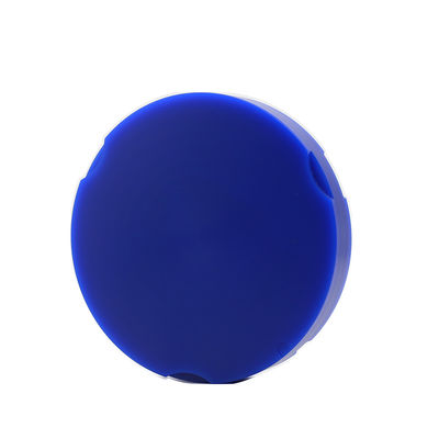 Bloco de cera dental redondo de 95 mm azul sistema aberto com fundição escalonada