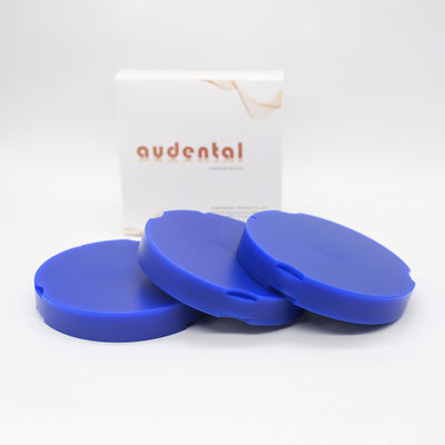 Bloco de disco de cera dental azul-verde branco-cinzento para copings e coroas precisas e estáveis