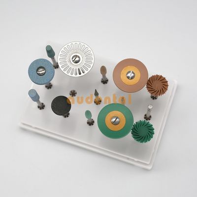 Brocas de polimento de diamante para acrílico dental PMMA Kit de polimento de coroa de zircônia