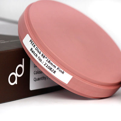 O auge dental obstrui 98 95 100 materiais do milímetro CAD CAM para o uso dental do laboratório