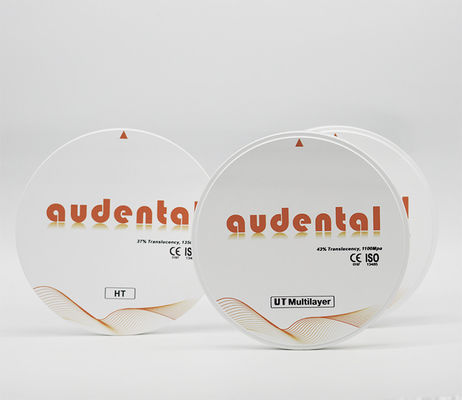 Utral 49% Translucidez Multicamadas Zirconia Bloco Redondo em forma de disco