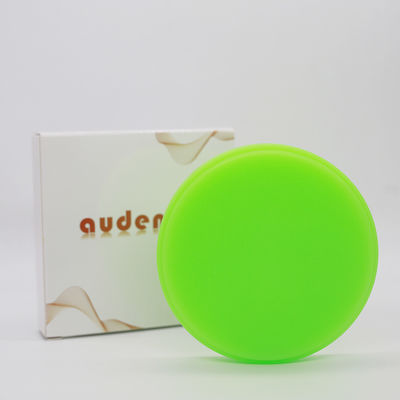 Audental Bloco de escultura de cera dental verde azul para sistema de moagem CAD/CAM