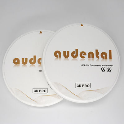 Bloco de zircônio dentário suave Vita16 para maior resistência e translucidez