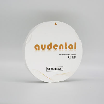 Laboratório Dentário 16 Coloração Processamento Rápido ST Multicamadas Zirconia Restauração em branco