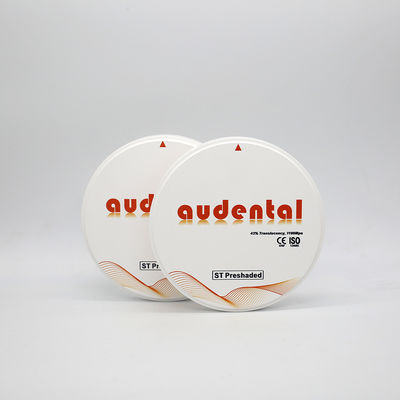 Audental Excelente Translucidez ST Bloco de Circônio Pre-Cadrado com Sistema CAD/CAM